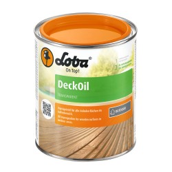 Масло для террас Loba Deck Oil 10616 Бесцветное матовое 0,75 л