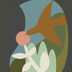 Панно Luna Сага о Нежности Lun8 005 Полет 3×1