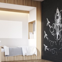 Краска с эффектом грифельной доски DecorAccents Chalkboard Black Черный 990110 1 л