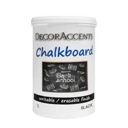 Краска с эффектом грифельной доски DecorAccents Chalkboard Black Черный 990110 1 л
