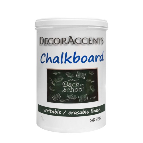 Краска с эффектом грифельной доски DecorAccents Chalkboard Green Зеленый 990180 1 л Краска с эффектом грифельной доски DecorAccents Chalkboard Green Зеленый 990180 1 л