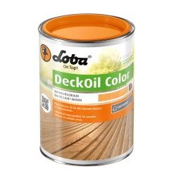 Масло для террас Loba Deck Oil Color 10616 цвет 800145 Светло-коричневый матовый 2,5 л