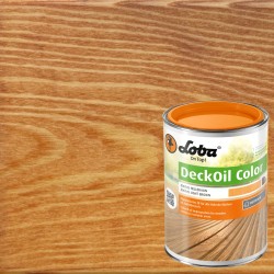 Масло для террас Loba Deck Oil Color 10616 цвет 800145 Светло-коричневый матовый 2,5 л