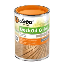 Масло для террас Loba Deck Oil Color 10616 цвет 900148 Серый матовый 2,5 л