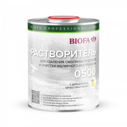 Растворитель для очистки инструмента и смоляных подтеков Biofa 0500 0,5 л