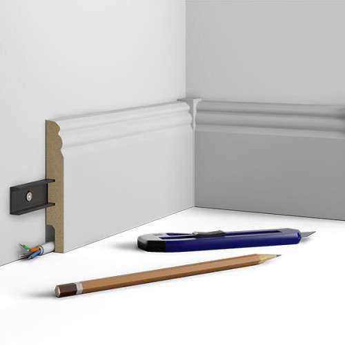 Крепление Cosca Decor для плинтуса МДФ 2400×20×8