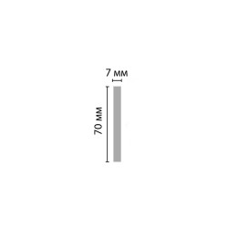 Молдинг из полистирола Decomaster White Line D307-115 2900×70×7