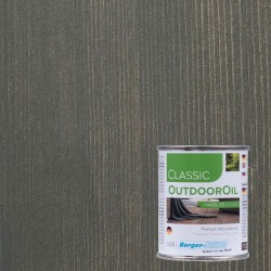 Масло для дерева Berger-Seidle OutdoorOil цвет Basalt grey / Basaltgrau полуматовое 0,125 л