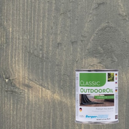 Масло для дерева Berger-Seidle OutdoorOil цвет Gray / Grau полуматовое 0,125 л Масло для дерева Berger-Seidle OutdoorOil цвет Gray / Grau полуматовое 0,125 л