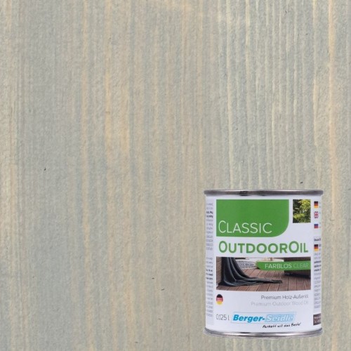 Масло для дерева Berger-Seidle OutdoorOil цвет Silver Grey / Silbergrau полуматовое 0,125 л Масло для дерева Berger-Seidle OutdoorOil цвет Silver Grey / Silbergrau полуматовое 0,125 л