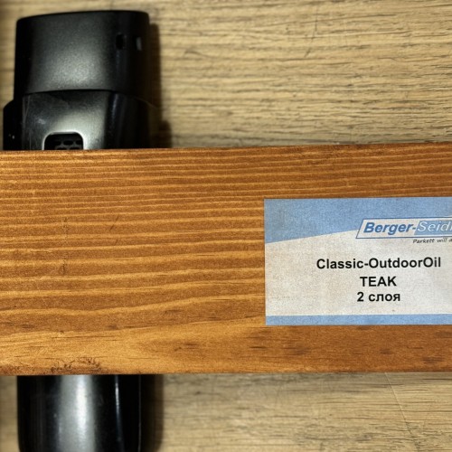 Масло для дерева Berger-Seidle OutdoorOil цвет Teak полуматовое 0,125 л Масло для дерева Berger-Seidle OutdoorOil цвет Teak полуматовое 0,125 л