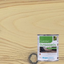 Масло для дерева Berger-Seidle OutdoorOil цвет Pure White / Naturweiss полуматовое 0,125 л