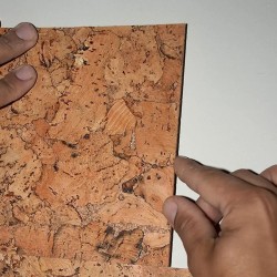 Монтаж пробковых стеновых панелей