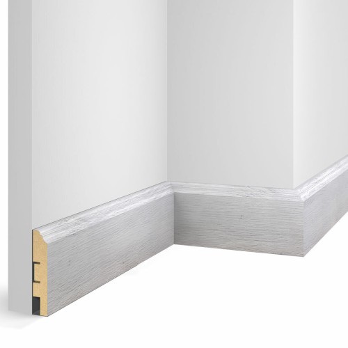 Плинтус МДФ Cosca Decor Экошпон WP07 Дуб Старинный серый 2400×80×16 Плинтус МДФ Cosca Decor Экошпон WP07 Дуб Старинный серый 2400×80×16