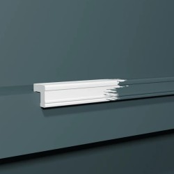Молдинг угловой под покраску Decor-Dizayn 116S A 2000×22×22