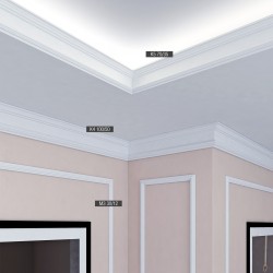 Потолочный плинтус под покраску Bello Deco K4 2000×50×100