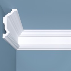 Потолочный плинтус под покраску Bello Deco K4 2000×50×100