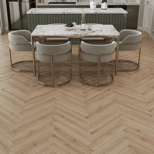 Ламинат Alpine Floor Herringbone 12 PRO New Дуб Артуа LF106-12 венгерская елка 606×101×12