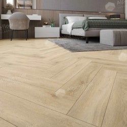 Кварцвиниловая плитка Alpine Floor клеевая Parquet LVT Дуб Ригель ЕCО 16-24 венгерская елка 590×118×2,5