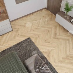 Кварцвиниловая плитка Alpine Floor клеевая Parquet LVT Дуб Ригель ЕCО 16-24 венгерская елка 590×118×2,5