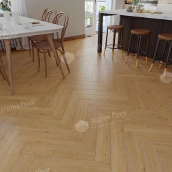Кварцвиниловая плитка Alpine Floor клеевая Parquet LVT Дуб Хатиса ЕCО 16-27 венгерская елка 590×118×2,5
