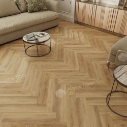 Кварцвиниловая плитка Alpine Floor клеевая Parquet LVT Дуб Буна ЕCО 16-30 венгерская елка 590×118×2,5