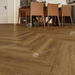 Кварцвиниловая плитка Alpine Floor клеевая Parquet LVT Дуб Капелла ЕCО 16-31 венгерская елка 590×118×2,5
