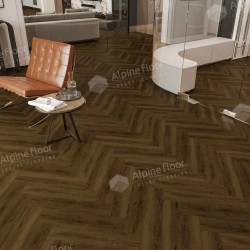 Кварцвиниловая плитка Alpine Floor клеевая Parquet LVT Дуб Далим ЕCО 16-33 венгерская елка 590×118×2,5