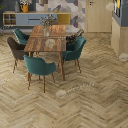 Кварцвиниловая плитка Alpine Floor клеевая Parquet LVT Дуб Кастор ЕCО 16-34 венгерская елка 590×118×2,5