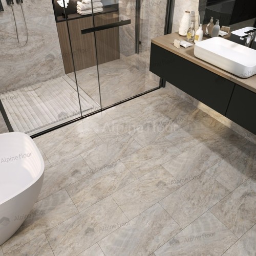 Кварцвиниловая плитка Alpine Floor клеевая Light Stone Вилио ЕCО 15-20 608×303×2,5