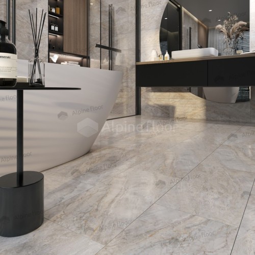 Кварцвиниловая плитка Alpine Floor клеевая Light Stone Вилио ЕCО 15-20 608×303×2,5