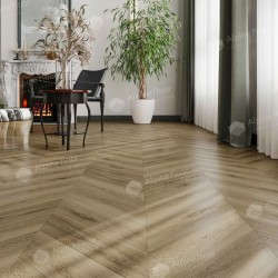 Кварцвиниловый SPC ламинат Alpine Floor Chevron Alpine Вайпуа ECO 18-14 французская елка 600×127×5