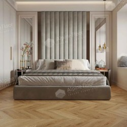 Кварцвиниловый SPC ламинат Alpine Floor Chevron Alpine Дуб Буна ECO 18-15 французская елка 600×127×5