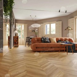 Кварцвиниловый SPC ламинат Alpine Floor Chevron Alpine Баварский лес ECO 18-18 французская елка 600×127×5