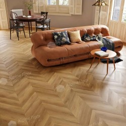 Кварцвиниловый SPC ламинат Alpine Floor Chevron Alpine Баварский лес ECO 18-18 французская елка 600×127×5