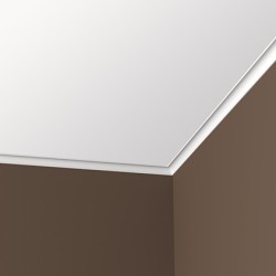 Потолочный плинтус под покраску Европласт 1.50.154 2000×23×23