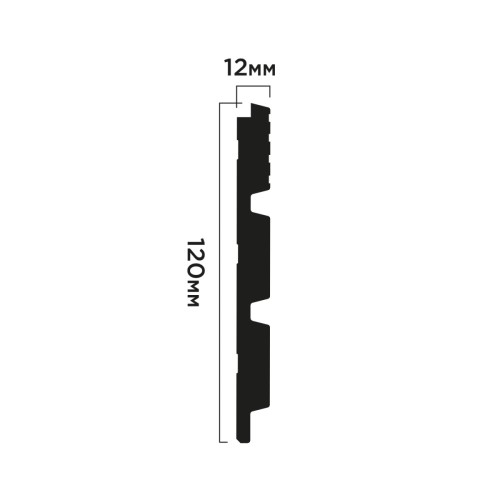 Стеновая панель Hiwood LV124L S339S 2700×120×12