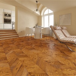 Инженерная доска Gran Parte Дуб Амаретто Amaretto 032 натур-классик французская елка 460×110×15