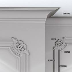 Молдинг под покраску Bello Deco M10 2000×45×17