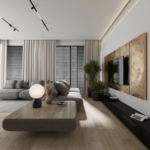 Ламинат AlixFloor Natural Line Дуб Светло-Коричневый Сантана ALX491 1261×133×12