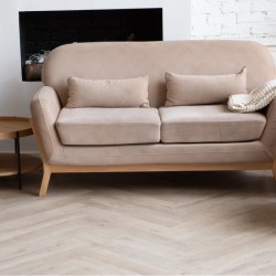 Кварцвиниловый SPC ламинат Vinilam Vinipol Herringbone Паркет Палладио 9944 венгерская елка 762×127×7