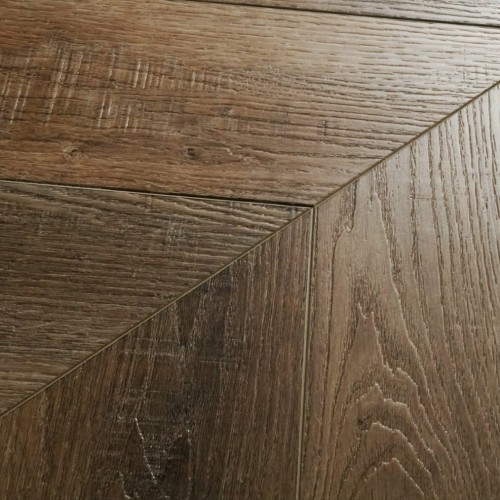 Кварцвиниловая плитка Damy Floor клеевая Chevron LVT Амбуаз DF06-Ch-LVT французская елка 600×127×2,5