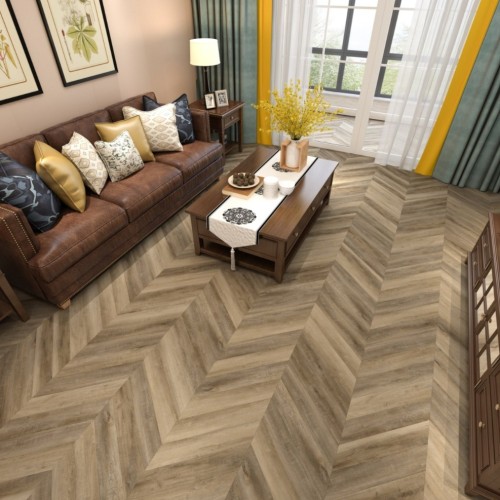 Кварцвиниловая плитка Damy Floor клеевая Chevron LVT Амбуаз DF06-Ch-LVT французская елка 600×127×2,5