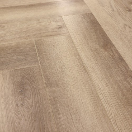 Кварцвиниловый SPC ламинат Cronafloor Herringbone 2.0 Дуб Лимож H020 венгерская елка 640×128×4,5