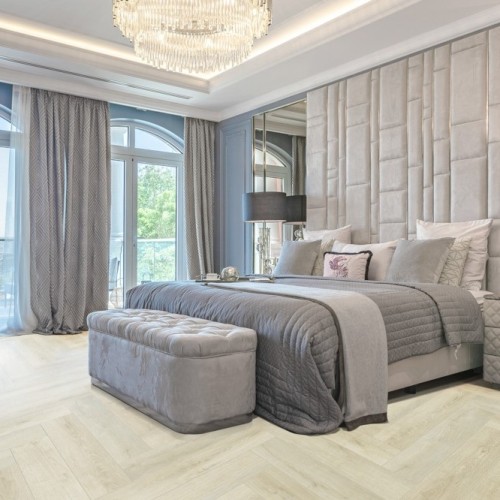 Кварцвиниловый SPC ламинат Cronafloor Herringbone 2.0 Дуб Ним H015 венгерская елка 640×128×4,5