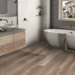 Кварцвиниловый SPC ламинат Bonkeel Style Дуб Стоктон 1200×125×4