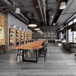 Кварцвиниловый SPC ламинат Bonkeel Style Дуб Чесил 1200×125×4