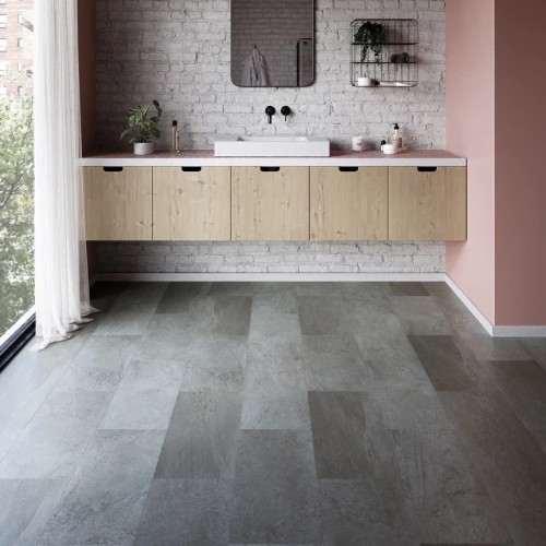 Кварцвиниловая плитка Invictus клеевая Maximus Tile Groovy Granite Lava 610×305×2,5