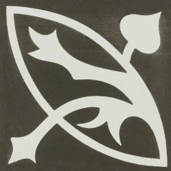 Кварцвиниловая плитка Invictus клеевая Maximus Tile Victorian Deco Charcoal 229×229×2,5