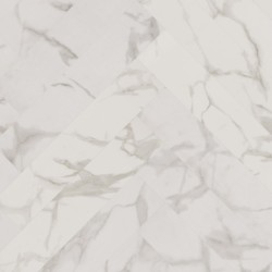 Кварцвиниловый SPC ламинат Invictus Maximus Herringbone Pure Marble Snowflake венгерская елка 743×145×5